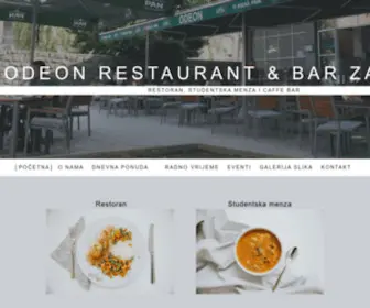 Odeon.hr(Restoran, studentska menza i caffe bar) Screenshot