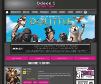 Odeon5.com.au(Odeon 5 Cinemas) Screenshot