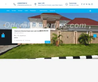 Oderaproperties.com(Property in Nigeria) Screenshot