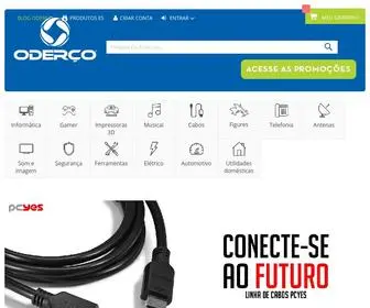 Oderco.com.br(Distribuidor de Informatica e Eletronicos) Screenshot