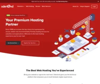 Oderland.com(Premium Web Hosting) Screenshot