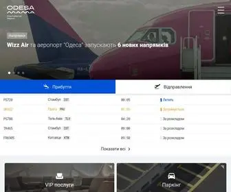 Odesa.aero(Міжнародний аеропорт "Одеса" (IATA) Screenshot