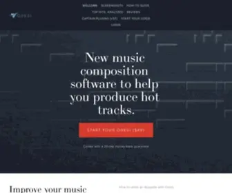 Odesimusic.com(New music composition for Ableton Live) Screenshot