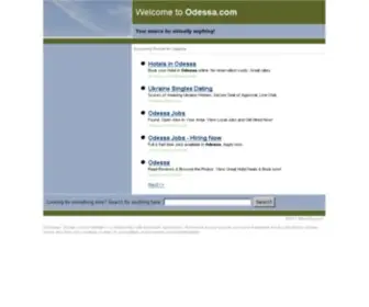 Odessa.com(Odessa) Screenshot