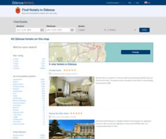 Odessahotels.org(Odessa hotels) Screenshot