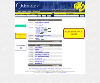 Odesseytiming.com(Odessey Timing Company) Screenshot