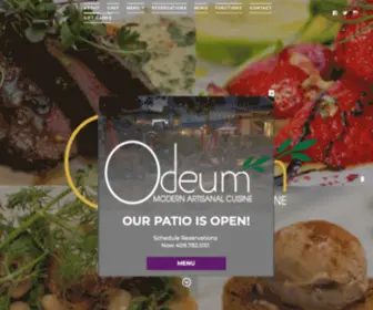 Odeumrestaurant.com(Odeum Restaurant) Screenshot