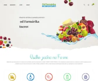 Odfarmarika.sk(Domov) Screenshot