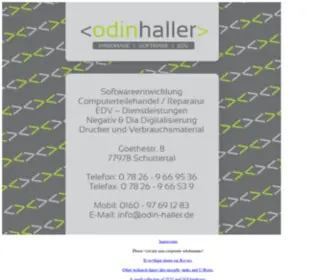 Odin-Haller.de(Odin Haller) Screenshot