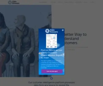 Odinanswers.com(A Better Way to Understand Customers) Screenshot
