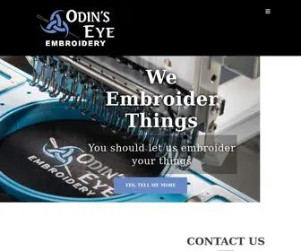 Odinseyeembroidery.com(We embroider things) Screenshot