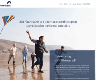 Odipharma.com(Medicinal Cannabis) Screenshot