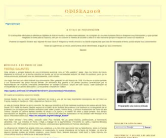 Odisea2008.com(Libros – Ilustraciones – Grabados – Ciencia – Historia) Screenshot