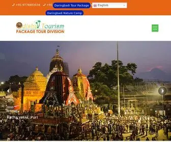 Odisha-Tourism.org(Odisha Tour Packages) Screenshot