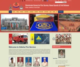 OdishafshgsCD.gov.in(Odisha Fire Service) Screenshot