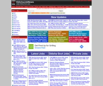 Odishajobnews.com(Free job alerts Government) Screenshot