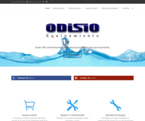 Odisior.com.ar(Equipamiento para lavandería) Screenshot