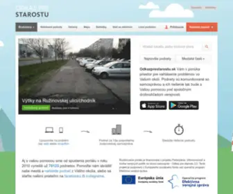 Odkazprestarostu.sk(Bratislava) Screenshot