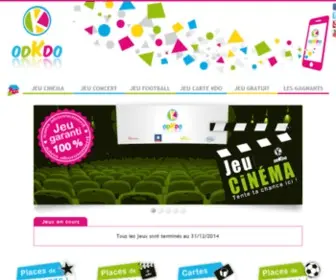 Odkdo.com(Jeux Concours Gratuits Instant Gagnant) Screenshot