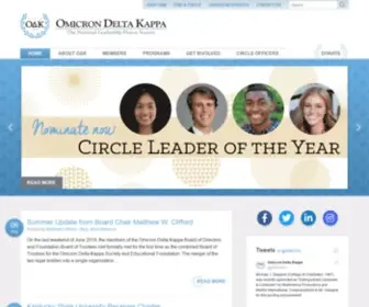 ODK.org(Omicron Delta Kappa) Screenshot