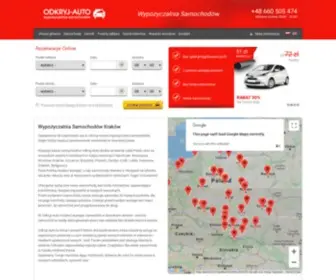 Odkryj-Auto.pl(Wypożyczalnia samochodów) Screenshot