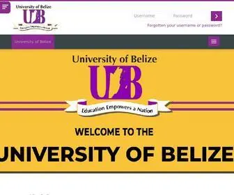 Odlub.com(University of Belize) Screenshot