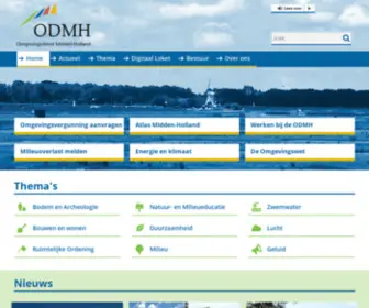 ODMH.nl(Omgevingsdienst Midden) Screenshot