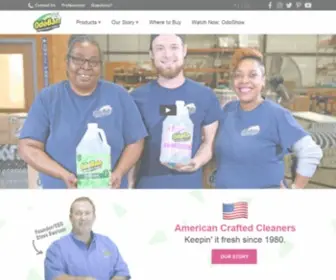 Odoban.com(American Made Cleaners and Odor Eliminators Since 1980) Screenshot