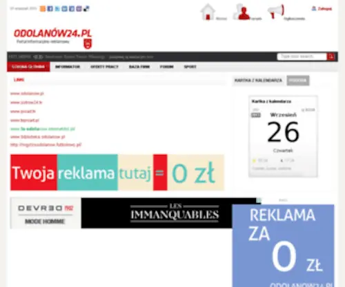 Odolanow24.pl(Odolanów 24) Screenshot