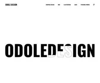 Odoledesign.com(ODOLE DESIGN) Screenshot