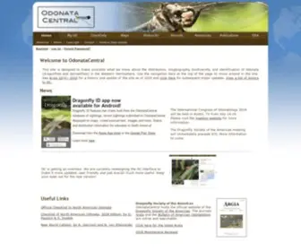 Odonatacentral.org(Odonata Central) Screenshot