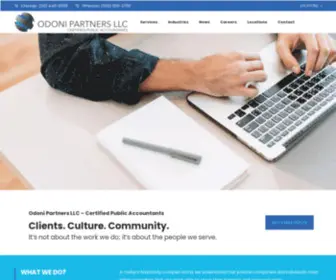 Odonipartners.com(Odoni Partners CPA) Screenshot