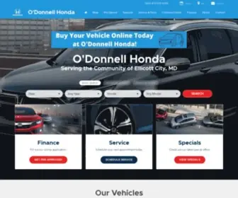 Odonnellhonda.com(Honda Baltimore) Screenshot