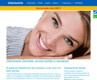 Odontoarte.com(OdontoArte Dentista Recife Boa Viagem Clareamento Dental e Implante) Screenshot