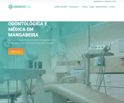 Odontoclinjp.com.br(Clínica Odontológica em Mangabeira) Screenshot