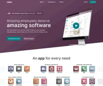 Odoo.com(Open Source ERP and CRM) Screenshot