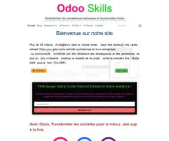 Odooskills.com(Accueil Odoo Skills) Screenshot