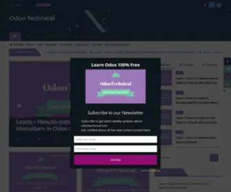 Odootechnical.com(Learn Odoo Technically) Screenshot