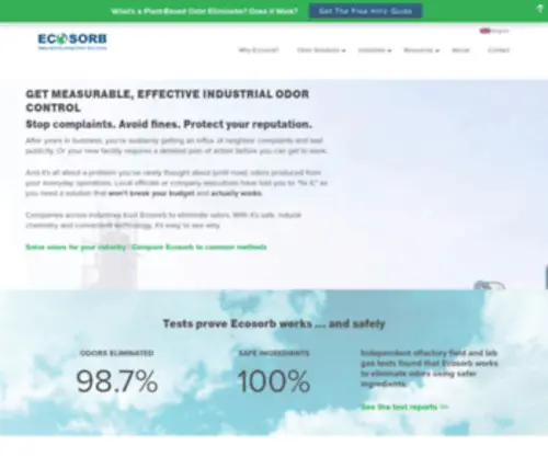 Odormanagement.com(OMI Industries) Screenshot