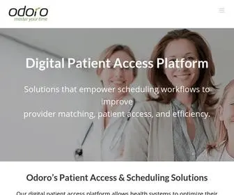 Odoro.com(Patient Access Platform for Health Organizations) Screenshot