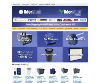 Odorstop.com(Products for Professionals) Screenshot