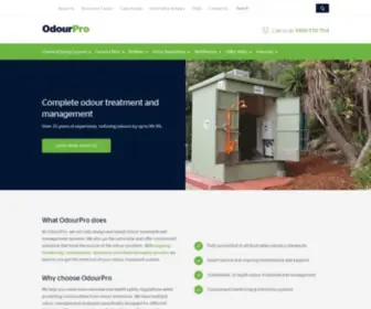 Odourpro.com.au(Experts in Comprehensive Odour Control) Screenshot