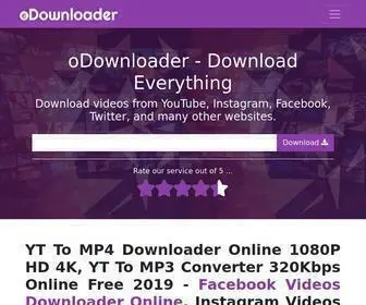 Odownloader.com(YouTube to MP4 Converter & YouTube Video Downloader) Screenshot