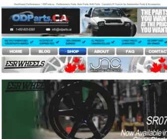 Odparts.ca(Canada's Source for Wheels) Screenshot