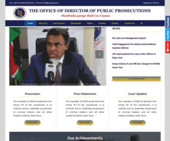 ODPP.go.ke(The Office of the Director of Public Prosecutions (ODPP)) Screenshot