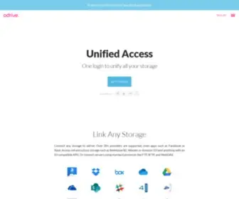 Odrive.com(One login to unify all your storage) Screenshot