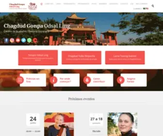 Odsalling.org(Chagdud Gonpa Odsal Ling) Screenshot