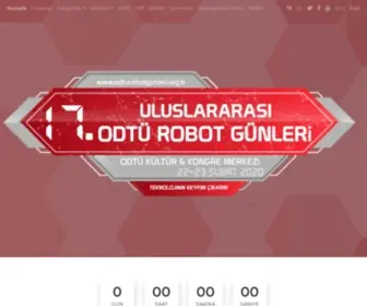 Odturobotgunleri.org.tr(ODTÜ Robot Günleri) Screenshot