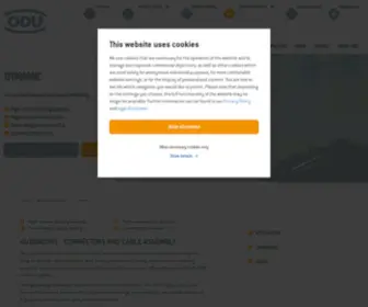 Odu-Automotive.com(Automotive/Emobility Connector Solutions) Screenshot