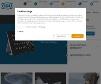 Odu-Connectors.com(Advanced Connector Solutions & Cable Assembly) Screenshot